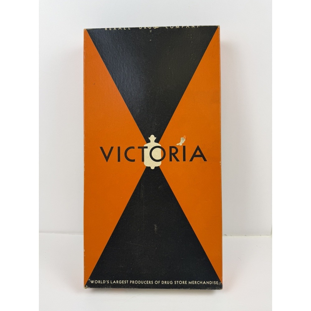Vintage Hot Water Bottle  VICTORIA Original Box  Rexall Red R525